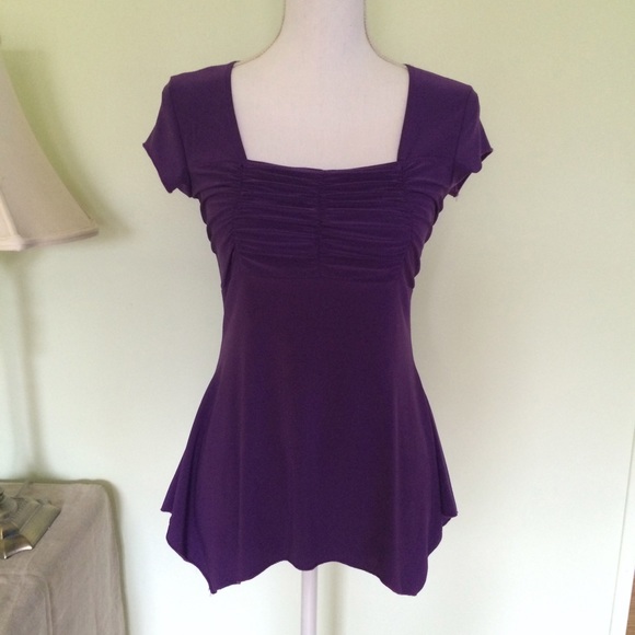 American City Wear purple dressy top
