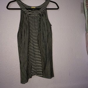 Black striped tank