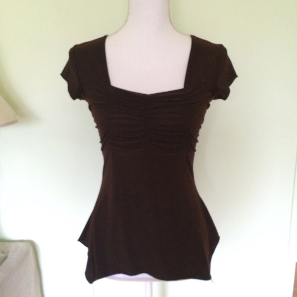 American City Wear dressy brown top