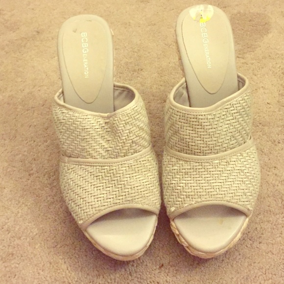 BCBGeneration Grey Wedges