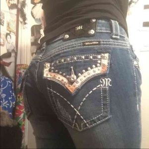 MissMe jeans. Boot cut. Worn once