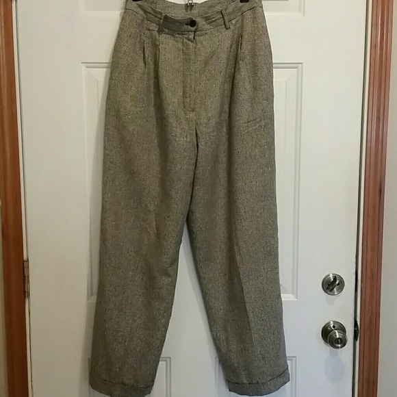 Gorgeous 100% silk dress pants--petite
