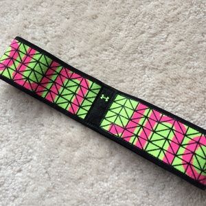 Under armor nonslip headband.