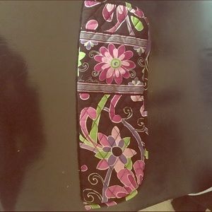 Vera Bradley Curling/Flat Iron Cover-Purple Punch