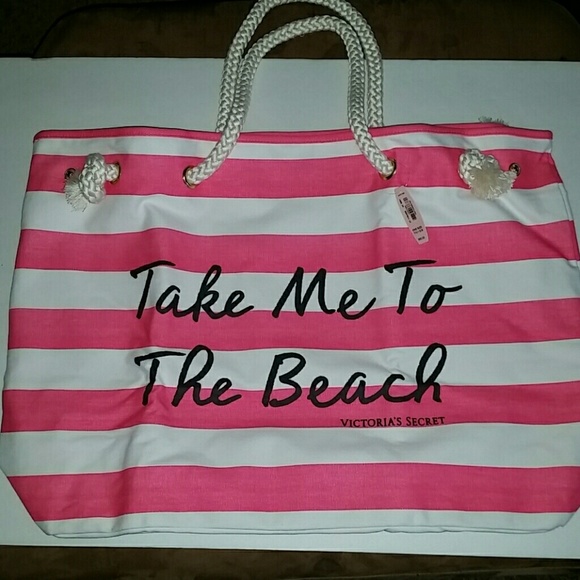 Vic Sec beach bag