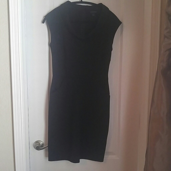 Banana Republic Black Dress with side pockets