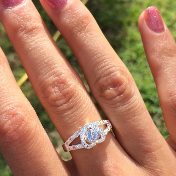 Sterling silver heart ring