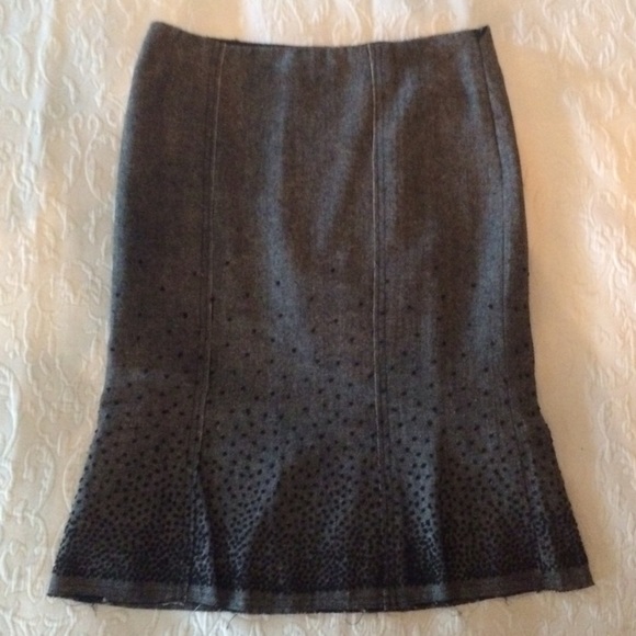 Fun skirt w/ beading & sequin detailing at bottom