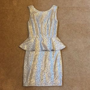 Silver Mini Dress