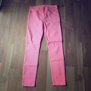 Neon Gap Skinny Jeans