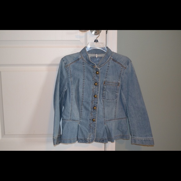 Light wash denim jacket from Loft