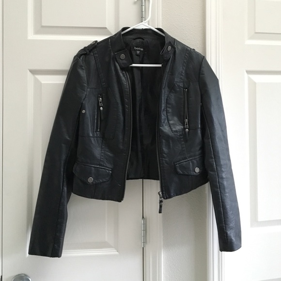 Bebe leather jacket