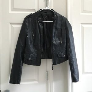 Bebe leather jacket