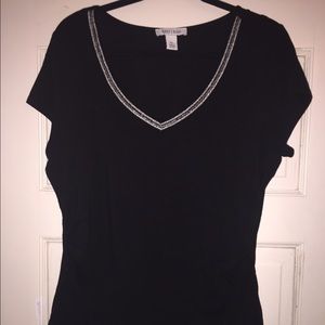 White House Black Market Embellished Top