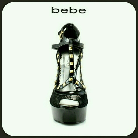 ✴BEBE OPEN TOE HEELS✴- 📦NEW IN BOX📦 - Picture 3 of 4