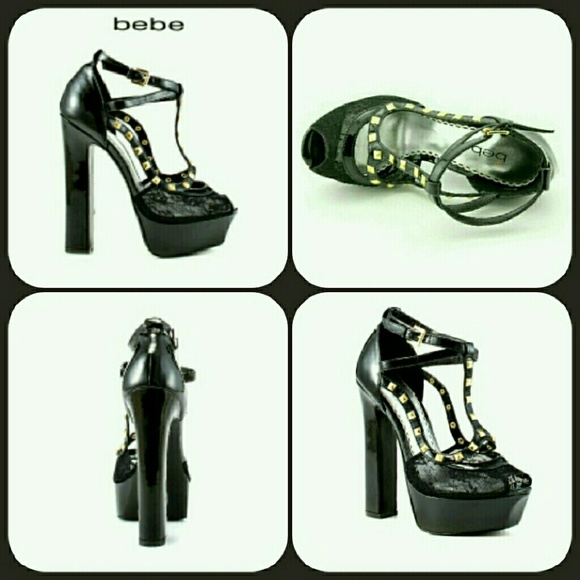 ✴BEBE OPEN TOE HEELS✴- 📦NEW IN BOX📦 - Picture 4 of 4