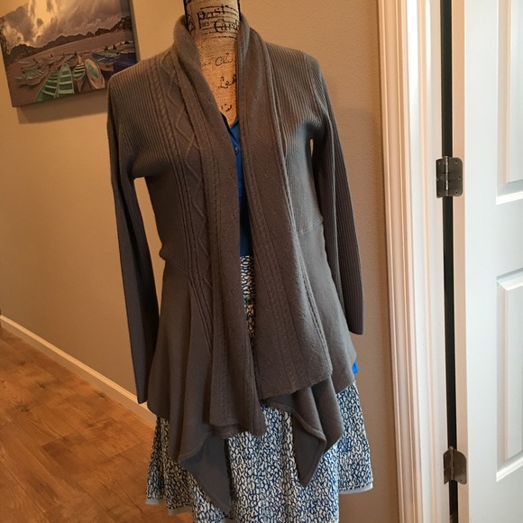 Sweater Cardigan Gray