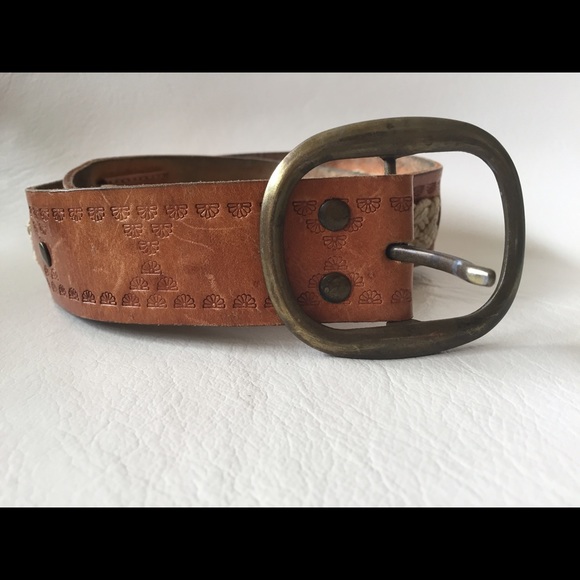 Urban Outfitters leather and jute belt