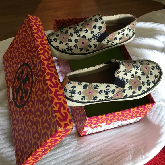 Tory Burch slip on shoes