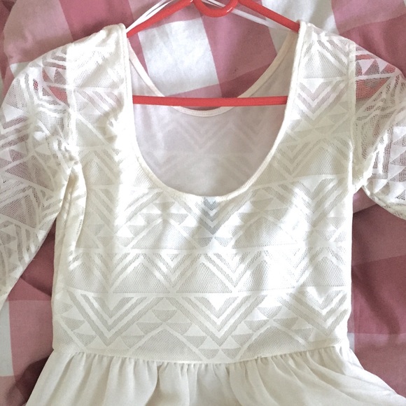 AZTEC PRINT OVERLAY DRESS - Picture 3 of 3