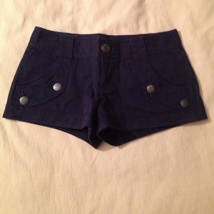 Express dark navy shorts