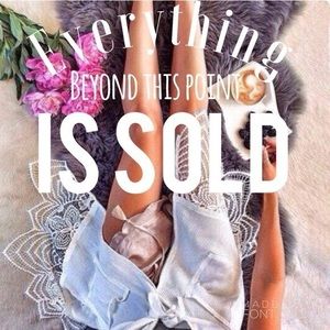 Everything Past This Point Is Sold