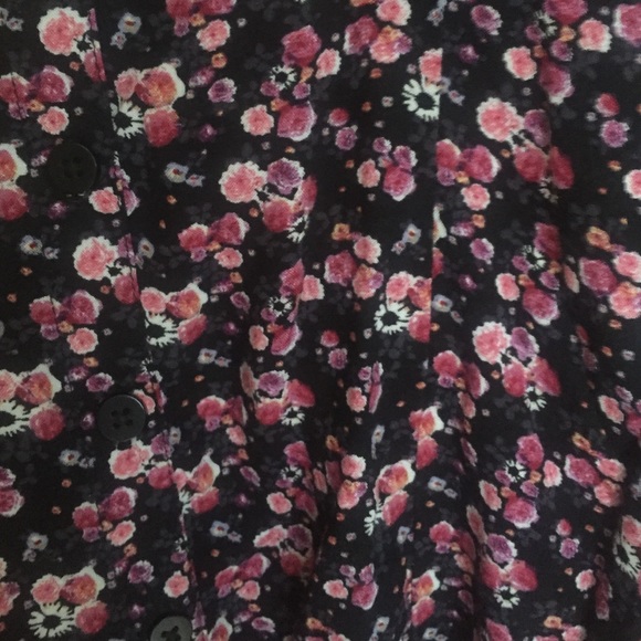Divided floral slip dress