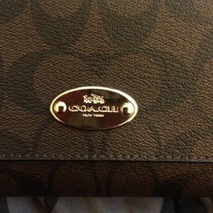 Coach checkbook wallet