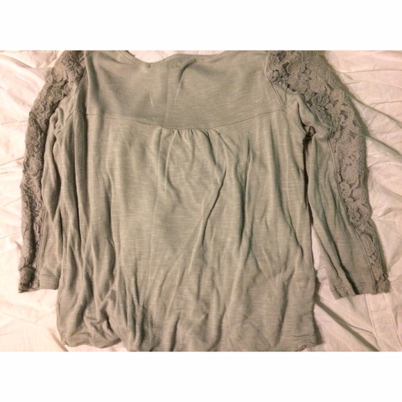 Grey Aeropostale Boho Shirt - Picture 4 of 4
