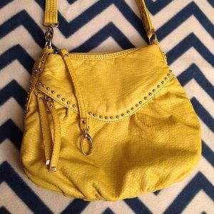 Yellow crossbody bag
