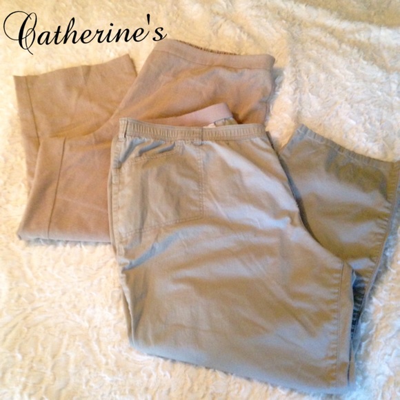 Bundle: 2 Pair Catherine's Khaki Pants