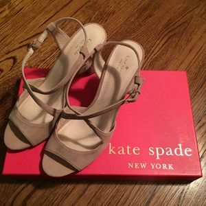 Kate Spade Roseland Taupe Heels