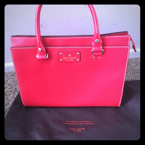 Kate spade red bag