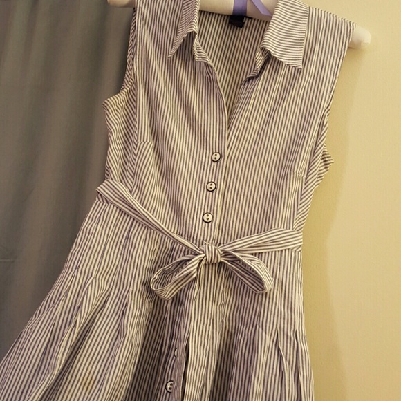 Pinstripe Nautical Dress