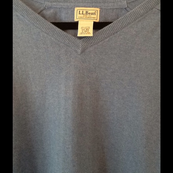 LL Bean Men's V Neck Sweater Size XXL - Picture 1 of 3