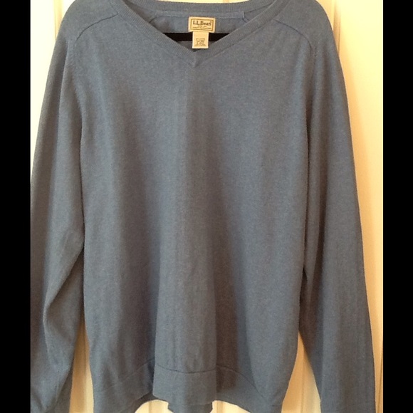LL Bean Men's V Neck Sweater Size XXL - Picture 2 of 3