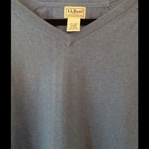 LL Bean Men's V Neck Sweater Size XXL