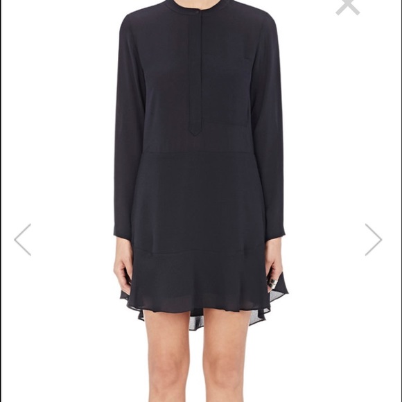 A.L.C. Montana long sleeve silk dress