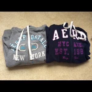 Aeropostale Zip Up Hoodies