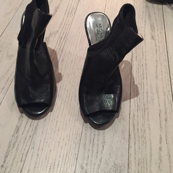 Michael Michael Kors leather stiletto mules - Picture 1 of 4