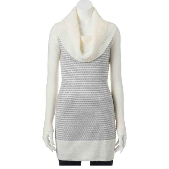 Cowl Neck Sweater Tunic - Picture 1 of 3