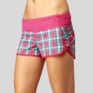 Lululemon pink señorita speed shorts