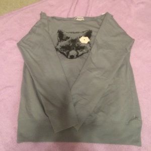 Raccoon sweat shirt