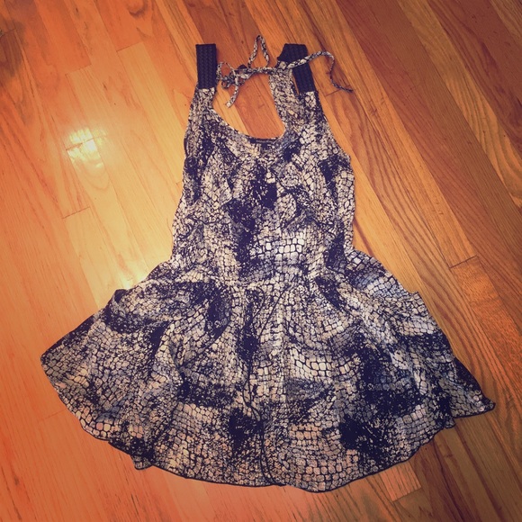 Strappy Aztec Print Dress