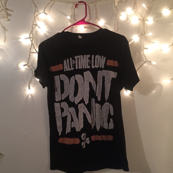 All Time Low Don't Panic shirt