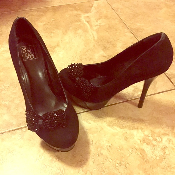 Black Platform Heels
