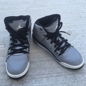 Gray Jordan Flight - Boy Youth Size