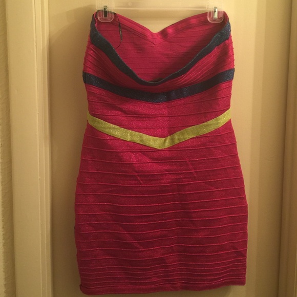 Multi-Color party dress - Picture 2 of 2