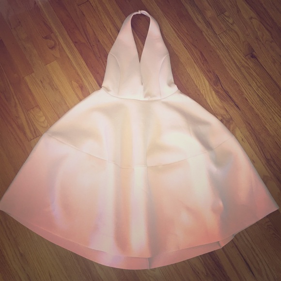 ‼️MUST GO SUBMIT OFFERS‼️Pink Scuba Halter Dress