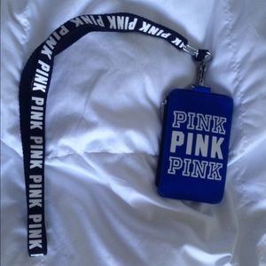 PINK Victoria's Secret Lanyard Wallet